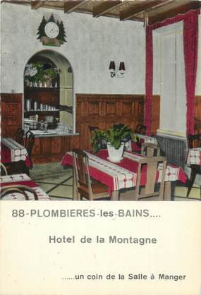 CPSM FRANCE 88 "Plombières Les Bains, hôtel de la montagne"