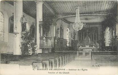 CPA FRANCE 55 "Brabant en Argonne, intérieur de l'église"