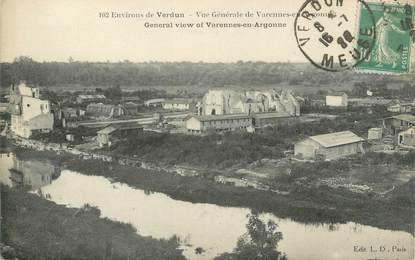 CPA FRANCE 55 "Vue générale de Varennes en Argonne"