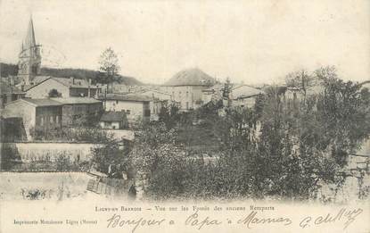 CPA FRANCE 55 "Ligny en Barrois, vue sur les fossés des anciens remparts"