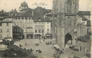 19 Correze / CPA FRANCE 19 "Tulle, la place du marché"