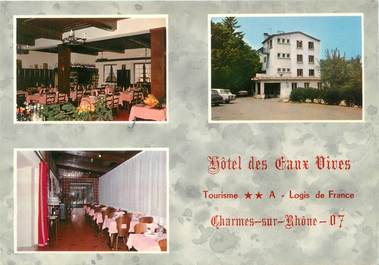 CPSM FRANCE 07 "Charmes sur Rhône, hôtel des Eaux Vives"