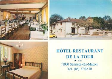 CPSM FRANCE 71 "Sennecé lès Macon, hôtel restaurant de la Tour"