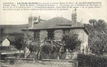 CPA FRANCE 65 "Lourdes, le clos Fleuri"