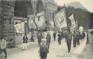 65 Haute PyrÉnÉe / CPA FRANCE 65 "Lourdes, pélérinage se rendant à la Bénédiction"