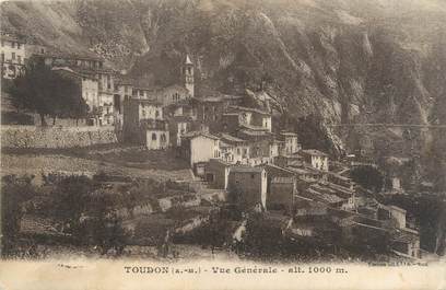 CPA FRANCE 06 "Toudon, vue générale"