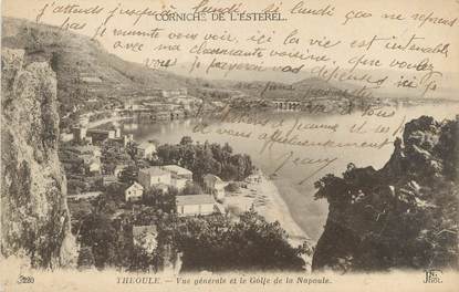 CPA FRANCE 06 "Théoule, vue générale et le golfe de la Napoule"