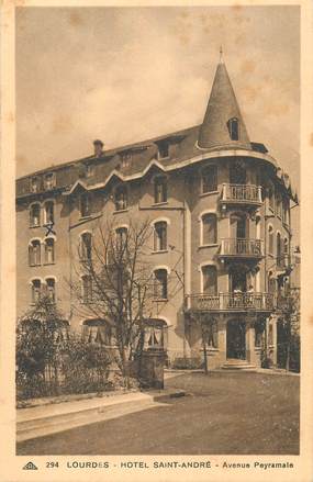 / CPA FRANCE 65 "Lourdes, Hôtel Saint André"