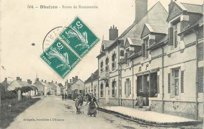 CPA FRANCE 41 " Dhuizon, route de Romorantin "