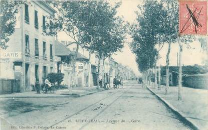 CPA FRANCE 42 " Le Coteau, avenue de la gare "