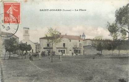 CPA FRANCE 42 " Saint Jodard, la place "