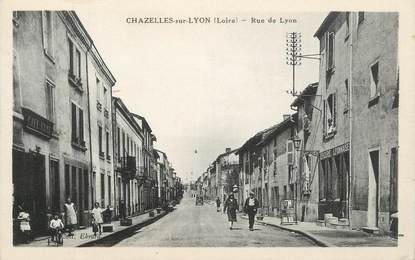 CPA FRANCE 42 " Chazelles sur Lyon "