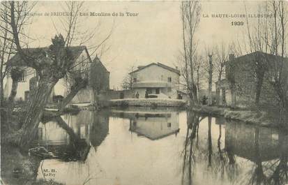 CPA FRANCE 43 " Env. de Brioude , moulins de la tour "