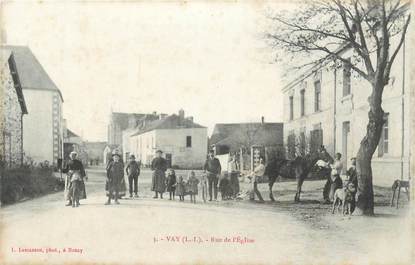 CPA FRANCE 44 " Vay, rue de l'église "