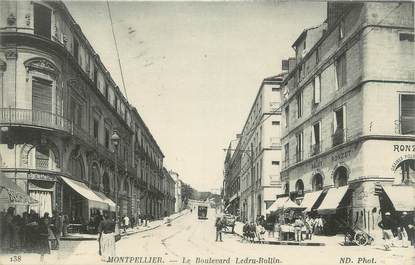 CPA FRANCE 34 " Montpellier, bld Ledru Rollin "