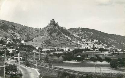 / CPSM FRANCE 07 "Rochemaure, av de Teil et le château Féodal"