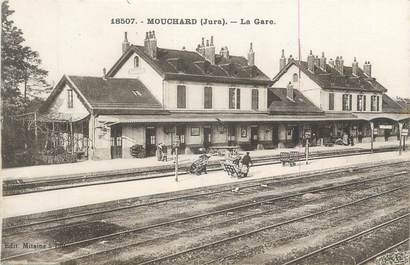 CPA FRANCE 39 " Mouchard, la gare "