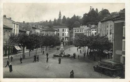 / CPSM FRANCE 07 "Lamastre, monument Seignobos et le clocher de Macheville"