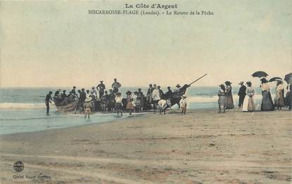 CPA FRANCE 40 "Biscarosse Plage, le retour de la pêche"