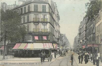 CPA FRANCE 75014 "Paris, rue de la Gaieté"