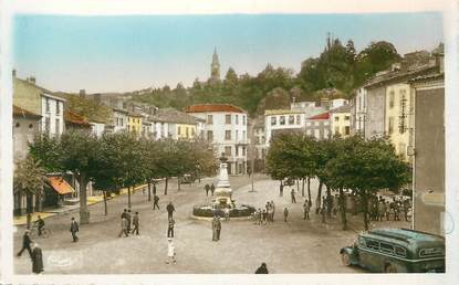 / CPSM FRANCE 07 "Lamastre, monument Seignobos et le clocher de Macheville "