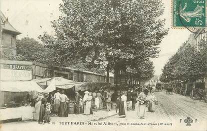 CPA FRANCE 75010 "Paris, marché Alibert"