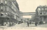 75 Pari CPA FRANCE 75010 "Paris, gare de l'Est, passerelle de la rue d'Alsace"