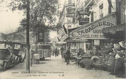 CPA FRANCE 75010 "Paris, le boulevard de Strasbourg"