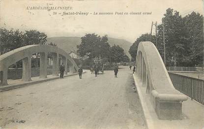 / CPA FRANCE 07 "Saint Péray, le nouveau pont en ciment armé"