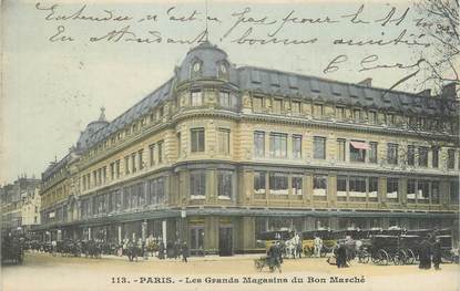 CPA FRANCE 75006 "Paris, les grands magasins du bon Marché"