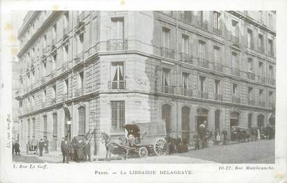 CPA FRANCE 75005 "Paris, la librairie Delagrave"