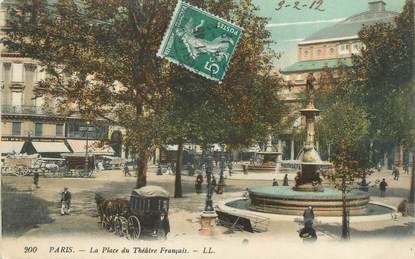 CPA FRANCE 75001 "Paris, la place du théâtre français"