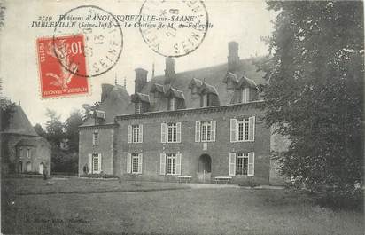 CPA FRANCE 76 "Imbleville, le château de M De Folleville"