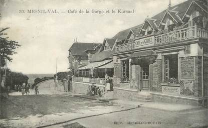 CPA FRANCE 76 "Mesvil Val, café de la Gorge et le Kursaal"