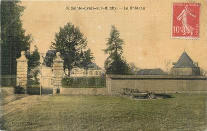 CPA FRANCE 76 "Sainte Croix sur Buchy, le château"