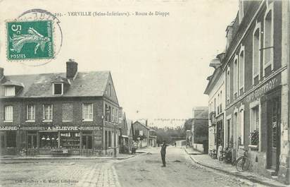 CPA FRANCE 76 "Yerville, route de Dieppe"