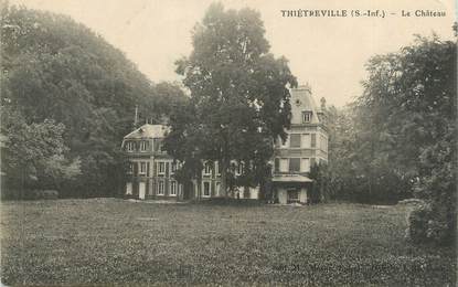 CPA FRANCE 76 "Thiétreville, le château"