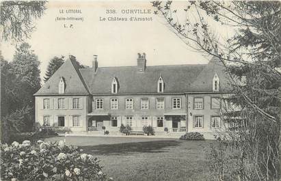 CPA FRANCE 76 "Ourville, le château d'Arantot"
