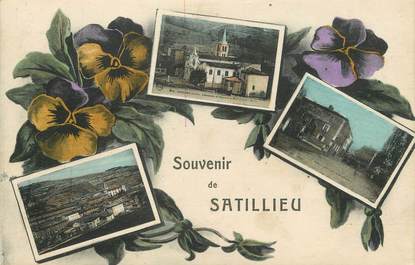 / CPA FRANCE 07 "Souvenir de Satillieu"