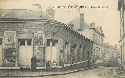 CPA FRANCE 76 "Neufchâtel en Bray, palais de justice"