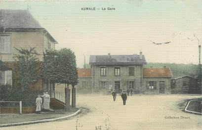 CPA FRANCE 76 "Aumale, la gare "