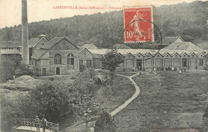 CPA FRANCE 76 "Cardonville, filature"