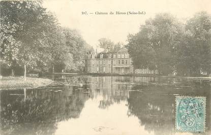 CPA FRANCE 76 "Château du Héron"