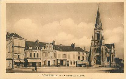 CPA FRANCE 76 "Goderville, la grande place"