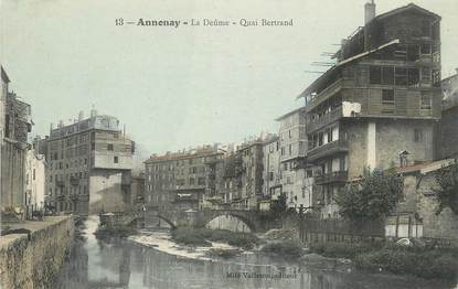 / CPA FRANCE 07 "Annonay, la deûme, quai Bertrand"