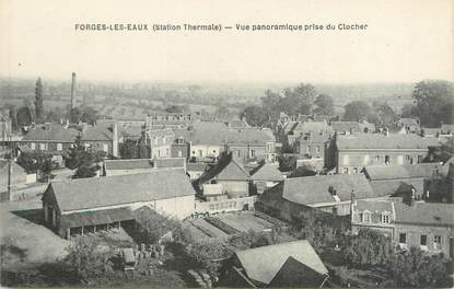 CPA FRANCE 76 "Forges Les Eaux, vue panoramique prise du clocher"