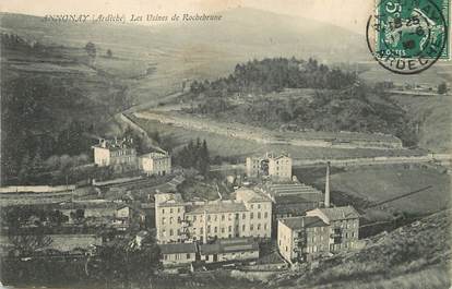 / CPA FRANCE 07 "Annonay, les usines de Rochebrune"