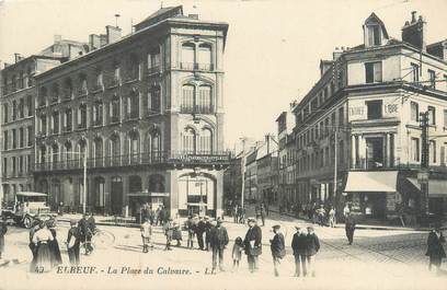 CPA FRANCE 76 "Elbeuf, la place du Calvaire"