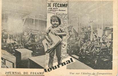 CPA FRANCE 76 "Journal de Fécamp"