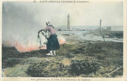 CPA FRANCE 29 "Saint Guénolé Penmarc'h, vue générale de la côte"